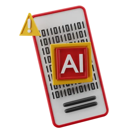 Ai Code Error  3D Icon