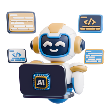 Ai Coding  3D Icon