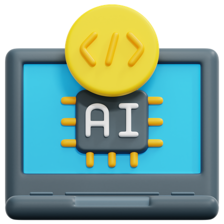 Ai Coding  3D Icon