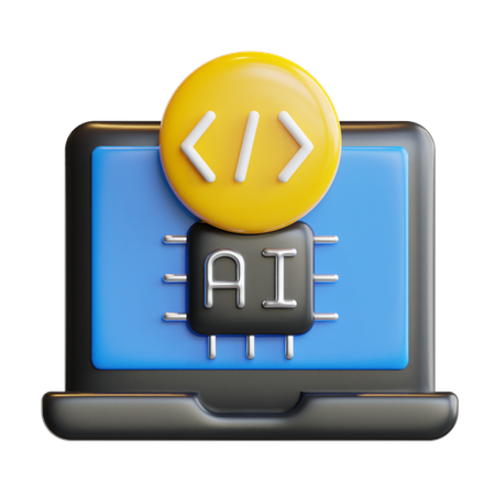 Ai Coding  3D Icon