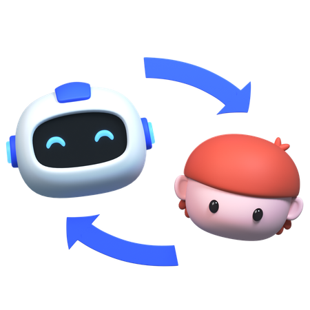 AIコラボレーション  3D Icon