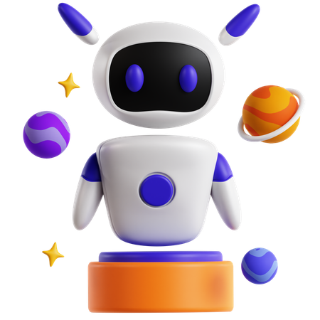 Ai Companion Bot  3D Icon