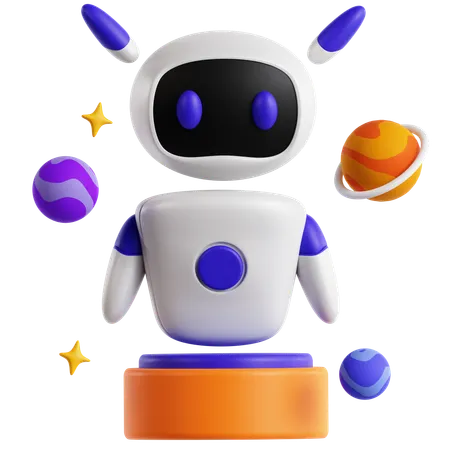 Ai Companion Bot  3D Icon