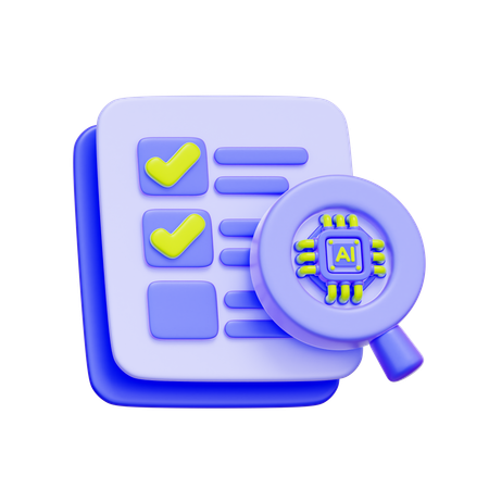 AI Compliance Audit  3D Icon