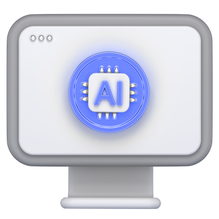 Du hast einen Computer  3D Icon