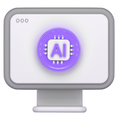 당신은 컴퓨터를 가지고  3D Icon