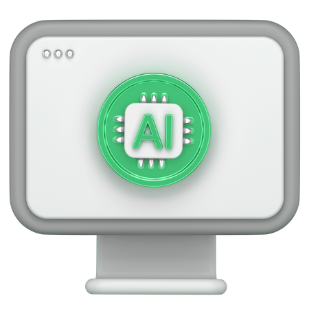 Du hast einen Computer  3D Icon