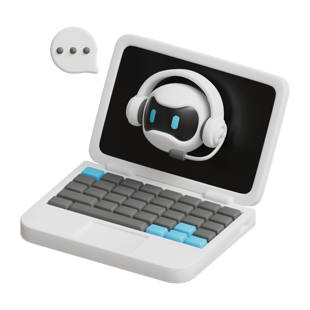 당신은 컴퓨터를 가지고  3D Icon