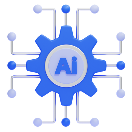 AI 구성  3D Icon