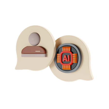 Ai Conversation  3D Icon