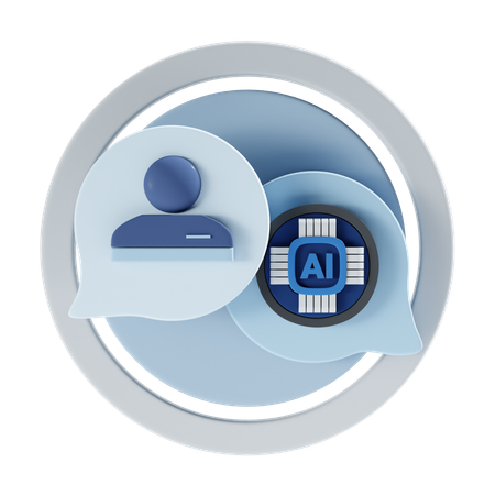 Ai Conversation  3D Icon