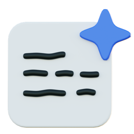 Ai Copywriting  3D Icon
