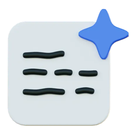 Ai Copywriting  3D Icon