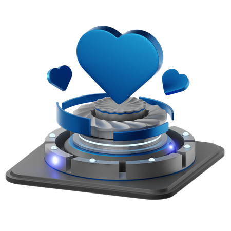 Ai corazon  3D Icon