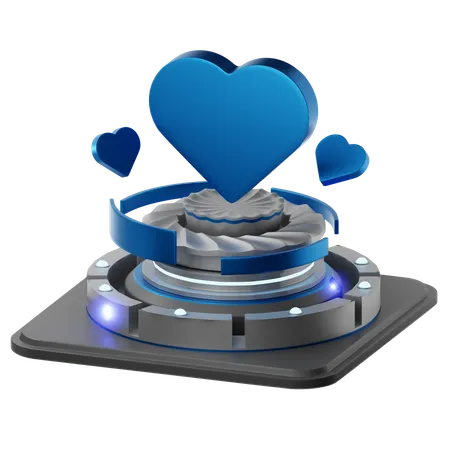 Ai corazon  3D Icon