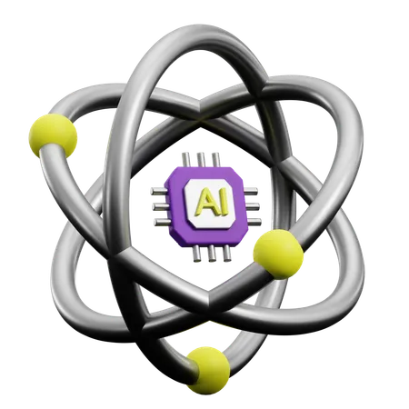 AI Core  3D Icon