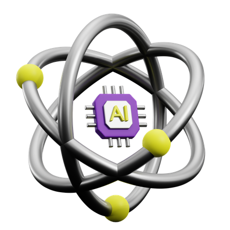 AI Core  3D Icon