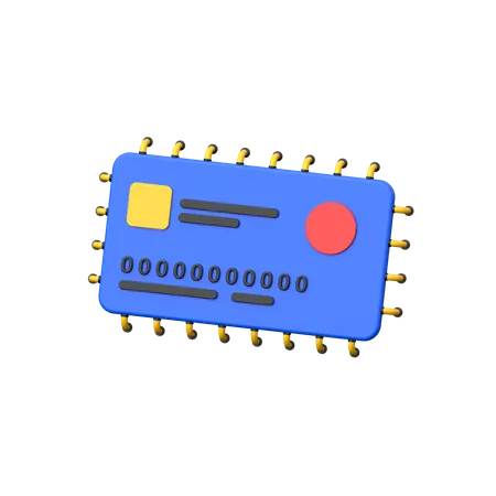 Ai Credit Card  3D Icon