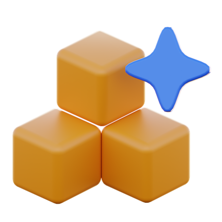 Ai Cube  3D Icon