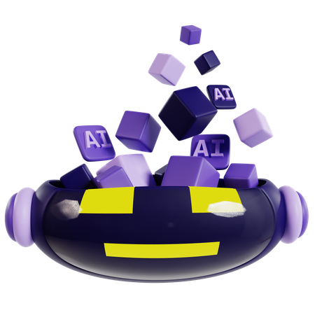 Ai Cubes  3D Icon