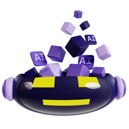 Ai Cubes  3D Icon