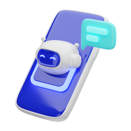 AI Customer Service  3D Icon