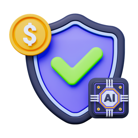 Ai Cybersecurity  3D Icon
