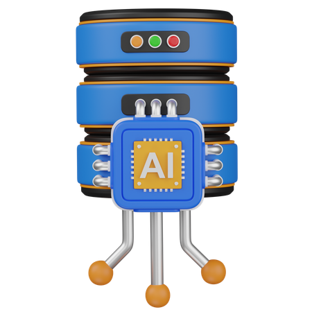 Ai data  3D Icon
