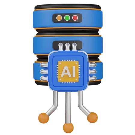 Ai data  3D Icon