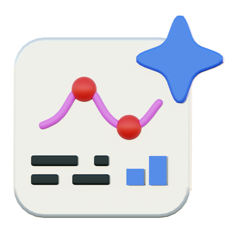 Ai Data Analysis  3D Icon