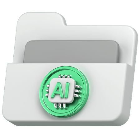 Sie haben einen Dateiordner.  3D Icon