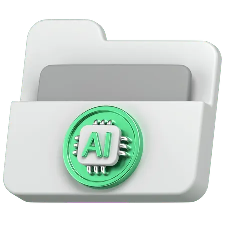 Sie haben einen Dateiordner.  3D Icon
