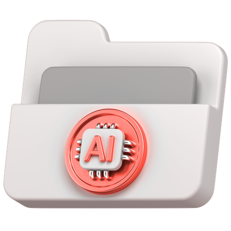 Sie haben einen Dateiordner.  3D Icon
