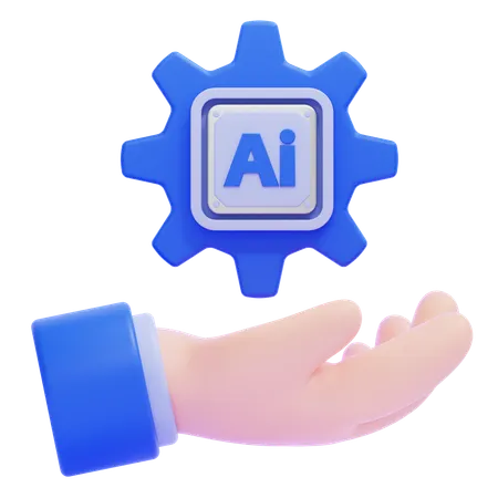Ai Development  3D Icon