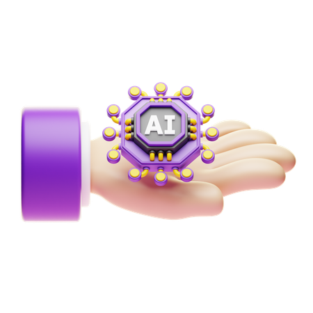 Ai Development  3D Icon