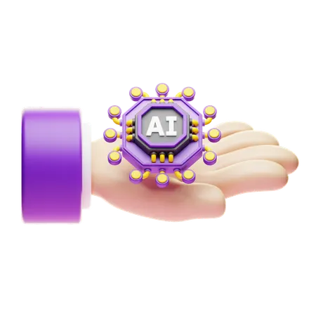 Ai Development  3D Icon