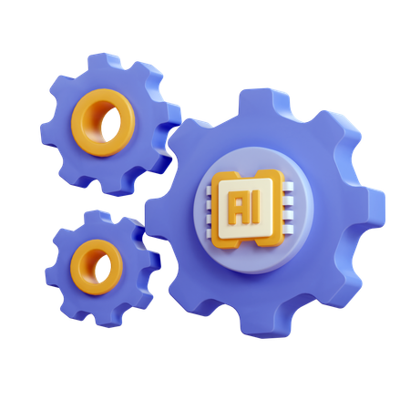 Ai Development  3D Icon