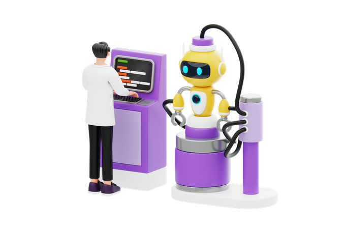 Ai Development Lab  3D Illustration