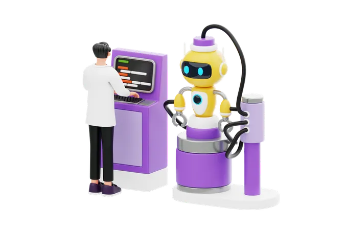 Ai Development Lab  3D Illustration