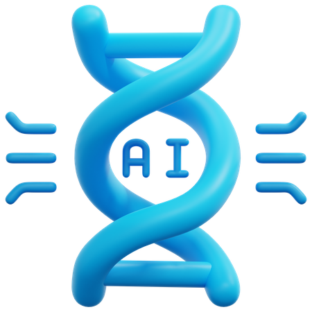 Ai Dna  3D Icon