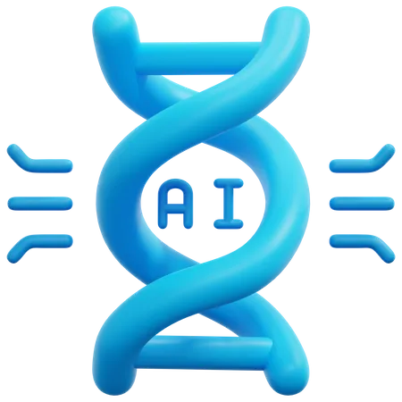 Ai Dna  3D Icon