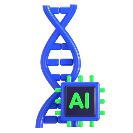 Ai Dna  3D Icon