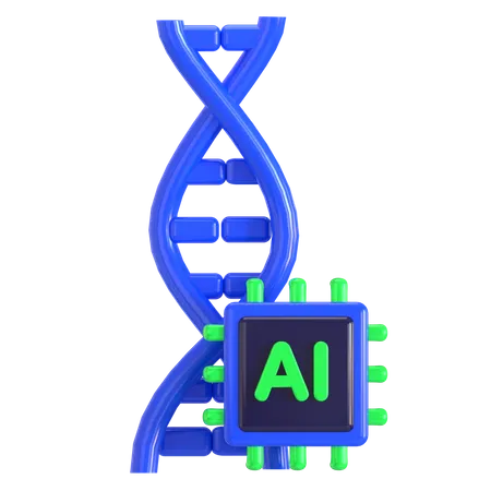 Ai Dna  3D Icon