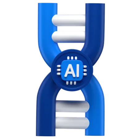 Ai Dna  3D Icon