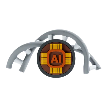 Ai Dna  3D Icon