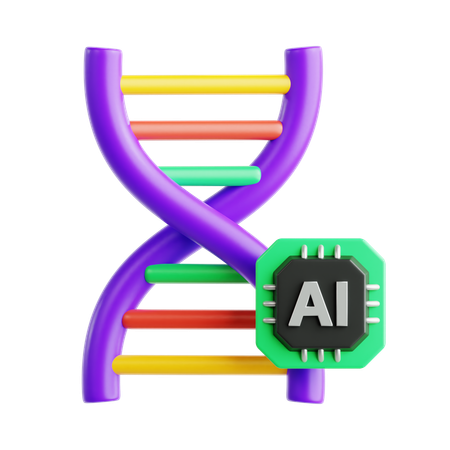 Ai Dna  3D Icon