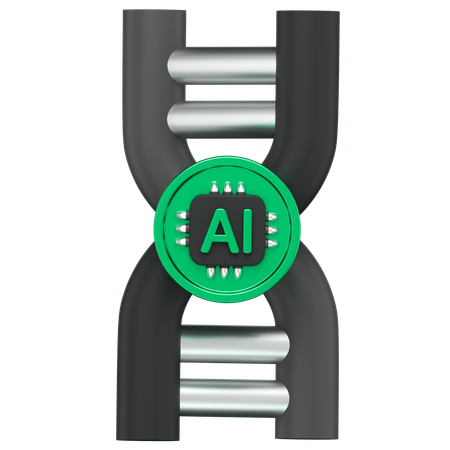 Ai Dna  3D Icon