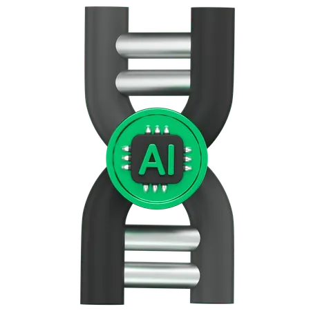 Ai Dna  3D Icon