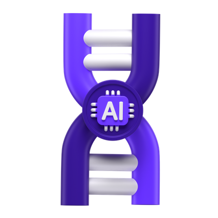 Ai Dna  3D Icon