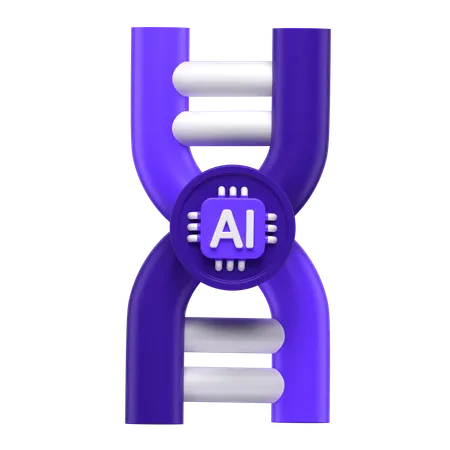 Ai Dna  3D Icon